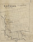 Plan of London shewing the gas lamps