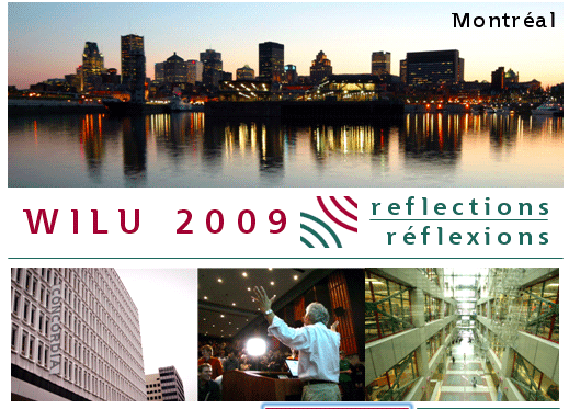 WILU 2009: Reflections / Réflexions