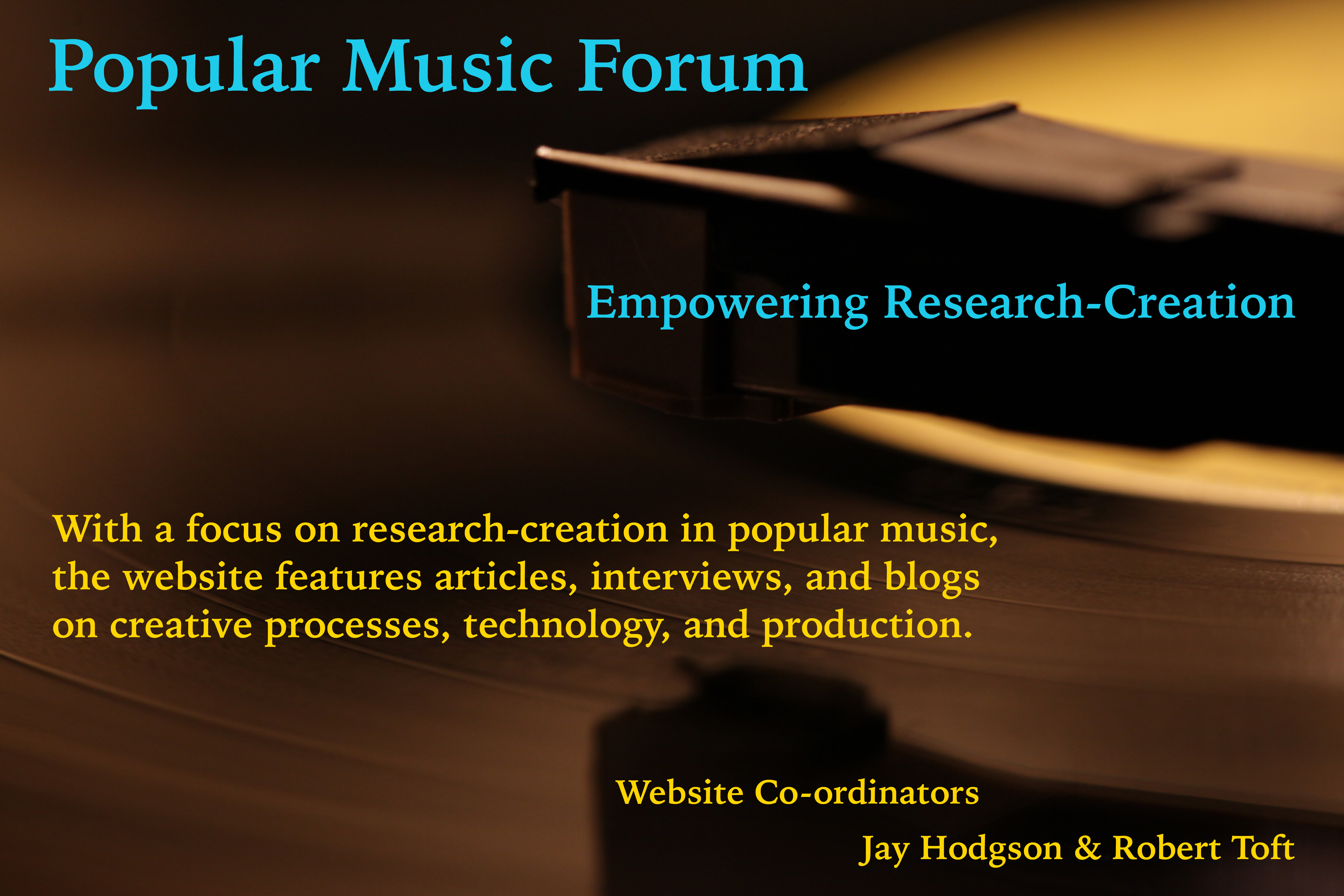 Popular Music Forum