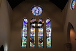 Christ from the Book of Revelations or O.M.T. and A.E. Fuller Memorial Window and The Ecclesiastical Sonnets or Eleanor Crosydale Jared Memorial Window. by Christopher Wallis