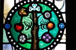 Detail, Tree, from the Laurie Chess-Coumans Memorial Windows by Christopher Wallis