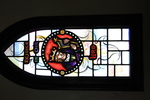 Detail, Rejoice in the Lord, from the Laurie Chess-Coumans Memorial Windows by Christopher Wallis