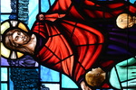 Detail 2, Christ and Children from Christ and the Children or Lantz Memorial Window by Christopher Wallis