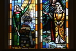 Details, Sacrifice of Isaac and Rebecca or Robinson Memorial United 90th-Anniversary Windows by Christopher Wallis