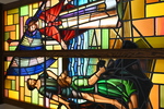 Detail 2, Disciples and Christ from Fishermen of Galilee or Wismer Memorial Window by Christopher Wallis