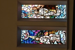 View 3, Tempted by Satan and Baptized by John or the Edwards and Hueston Memorial Windows