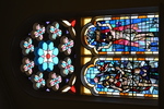 View 2, Transom Window and The Resurrection or Smith Memorial Window and The Crucifixion or M. Hiscocks Memorial Window