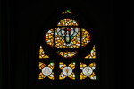 Sacrament of Baptism and the Eucharist Window or James Memorial Windows by Christopher Wallis