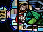 Detail, Eagle and Torsos of Luke and Paul from St. Luke and St. Paul Window