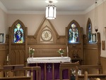 View of Windows and Altar from Chapel at St. John the Evangelist
