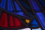 Detail, Sottering and Joints from The Virgin and Child or Kennedy Memorial Window by Christopher Wallis