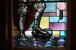 Detail, Feet and Water, from Christ and the Solider or W. and E. Wills Memorial Window by Christopher Wallis