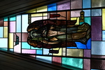 Detail, View 1 Angel from They Shall See His Face or McNab Memorial Window by Christopher Wallis