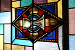 Detail 2, Inscription from Parish Window or Millen Memorial Window