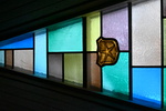 Detail, Star Shield from Blessed Art Thou Among Women or E. AND M. Garrett Memorial Window