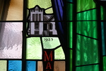 Detail, Vignette from Saint Mark: Martyr, Evangelist or Centennial Window by Christopher Wallis
