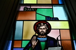 Detail, Mark’s Head from Saint Mark: Martyr, Evangelist or Centennial Window