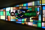 Detail 2, Centre Zone from Saint Mark: Martyr, Evangelist or Centennial Window by Christopher Wallis