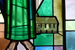 Detail, Vignette from Saint Mark: Martyr, Evangelist or Centennial Window by Christopher Wallis