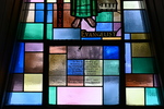 Detail, Inscription from Saint Mark: Martyr, Evangelist or Centennial Window by Christopher Wallis