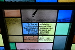 Detail 2, Inscription from Saint Mark: Martyr, Evangelist or Centennial Window by Christopher Wallis