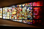 Detail 2, Centre Zone from Parish Window or Millen Memorial Window by Christopher Wallis