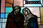 Detail 4, Isaac and Rebecca from Isaac and Rebecca or D. and M. Bacon Memorial Window by Christopher Wallis