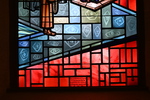 Detail, Inscription from Paul as Martyr by Christopher Wallis, Geri Binks, TIm Kelly, and Hopkins Glass