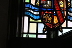Detail, Signature, from Historic Heraldic Window by Christopher Wallis