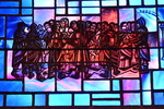 Detail, The Massacre of the Innocent from the Nativity Window by Christopher Wallis, Geri Binks, Tim Kelly, and Hopkins Glass