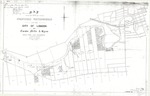 Map of the site of proposed waterworks for the City of London at Coombs Mills & Byron, Broken Front Con'sn, Westminster by Robinson Macy & Fairbairn, City Engineers Office