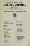 UWOMJ Volume 26, No 1, January 1956 by Western University