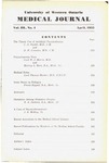 UWOMJ Volume 3, No 4, April 1933 by Western University