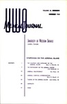 UWOMJ Volume 30, Number 1, January 1960