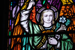 Detail, Head of Archangel Gabriel from War Memorial Window
