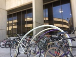 Bikes at The D.B. Weldon Library
