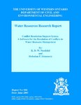 Conflict Resolution Support System: A Software for the Resolution of Conflicts in Water Resource Management by K. D. W. Nandalal and Slobodan P. Simonovic