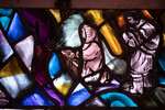 Detail, People's of Northwest TerritoriesTerritories Receiving Women's Auxillary's Packages, from Priscilla Window or Women's Auxiliary Memorial Window by Yvonne Williams