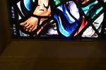 Detail, Signature from Right Lancet of The Baptism of Christ or Rev. Canon Sextus K. Stile’s Window