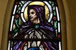Detail, Head of Joseph from Right Lancet of The Holy Family or James Lorne Jones Window