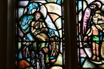Detail, Christ Feeding the Poor from Left Lancet of The James and Mary Brydson Memorial Window by Yvonne Williams