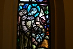 Detail, Francis from Agnes Kennedy Memorial Window or St. Francis of Assisi Preaching to the Birds
