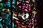Detail, Head of Christ from The Ascension of Christ by Yvonne Williams and Gustav Weisman