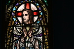 Detail, Christ’s Upper Body from The Transfiguration by Yvonne Willliams and Esther Johnson