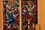 Detail, Lower panels from Our Hope in Christ by Gustav Weisman and Yvonne Williams