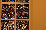 Detail, Middle panels from Our Hope in Christ by Gustav Weisman and Yvonne Williams