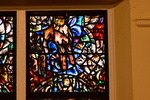 Detail, Hand and Inscriptions (right, upper portion of window) from The Lord is Our Teacher by Yvonne Willliams